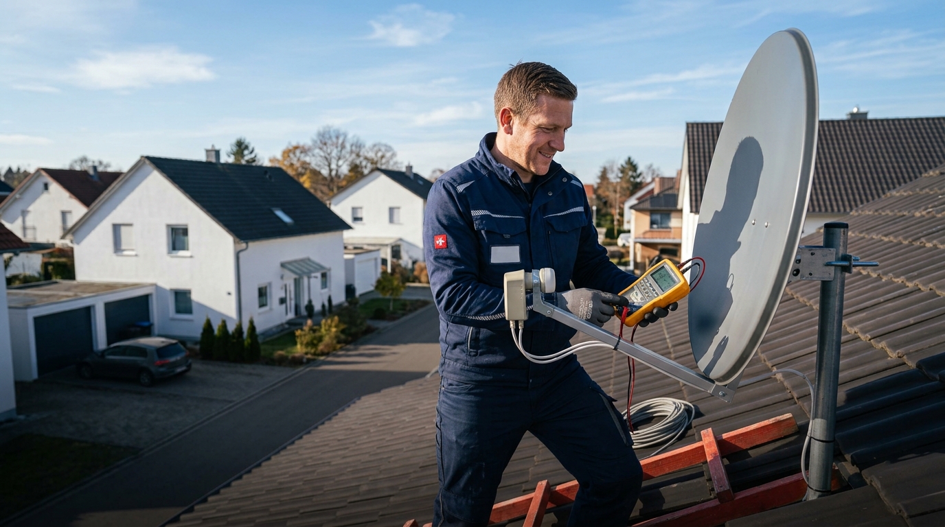 Satellitenanlage Montage und Justage in Berlin und Brandenburg